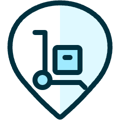 Style Three Pin Cargo Icon from Ultimate Duotone Set