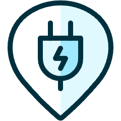 Style Three Pin Charging Cable 1 Icon from Ultimate Duotone Set