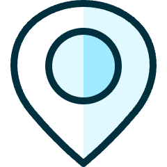 Style Three Pin Circle Icon from Ultimate Duotone Set
