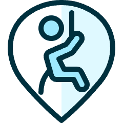 Style Three Pin Climb Rope Icon from Ultimate Duotone Set