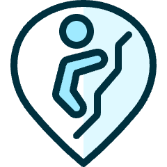 Style Three Pin Climbing Icon from Ultimate Duotone Set
