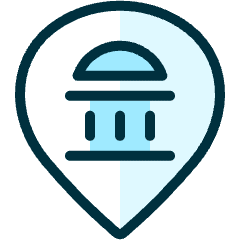 Style Three Pin Education 1 Icon from Ultimate Duotone Set