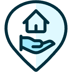 Style Three Pin Hold Home Icon from Ultimate Duotone Set