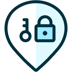 Style Three Pin Key Lock Icon from Ultimate Duotone Set