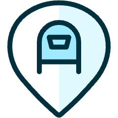 Style Three Pin Mailbox Icon from Ultimate Duotone Set