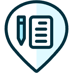 Style Three Pin Notes Icon from Ultimate Duotone Set