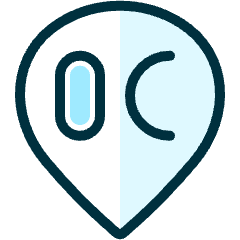 Style Three Pin Oc Icon from Ultimate Duotone Set