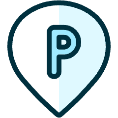 Style Three Pin Parking Icon from Ultimate Duotone Set