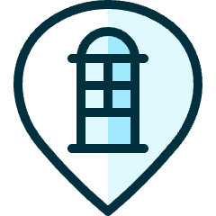 Style Three Pin Phone Box Icon from Ultimate Duotone Set