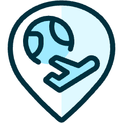 Style Three Pin Plane World Icon from Ultimate Duotone Set