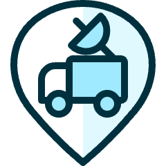 Style Three Pin Radio Van Icon from Ultimate Duotone Set
