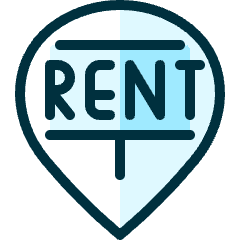 Style Three Pin Rent Icon from Ultimate Duotone Set