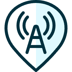 Style Three Pin Signal Antenna Icon from Ultimate Duotone Set