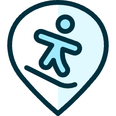 Style Three Pin Snowboard Icon from Ultimate Duotone Set