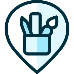 Style Three Pin Stationary Icon from Ultimate Duotone Set
