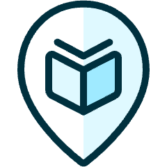 Style Two Pin Book Icon from Ultimate Duotone Set