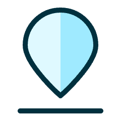 Pin Location Icon from Ultimate Duotone Set