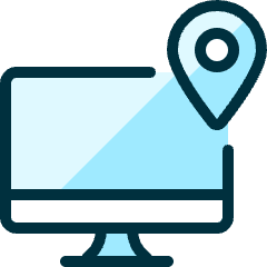 Pin Monitor Icon from Ultimate Duotone Set