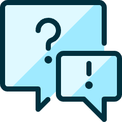 Conversation Question Warning Icon from Ultimate Duotone Set