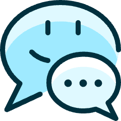 Conversation Smile Type 1 Icon from Ultimate Duotone Set