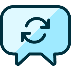 Conversation Sync Icon from Ultimate Duotone Set
