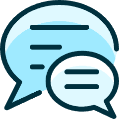 Conversation Text Icon from Ultimate Duotone Set