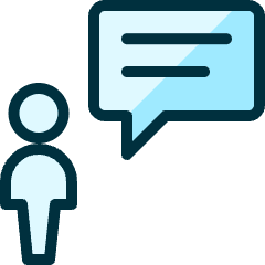 Messages People User Bubble Square Icon from Ultimate Duotone Set