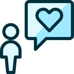 Messages People User Heart Icon from Ultimate Duotone Set