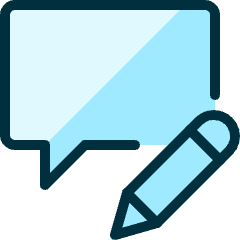 Messages Bubble Square Edit Icon from Ultimate Duotone Set