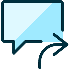 Messages Bubble Square Forward Icon from Ultimate Duotone Set