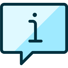 Messages Bubble Square Information Icon from Ultimate Duotone Set