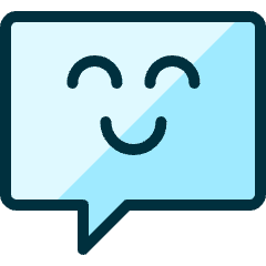 Messages Bubble Square Smile Icon from Ultimate Duotone Set
