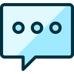 Messages Bubble Square Typing 1 Icon from Ultimate Duotone Set