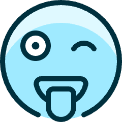 Smiley Crazy Icon from Ultimate Duotone Set