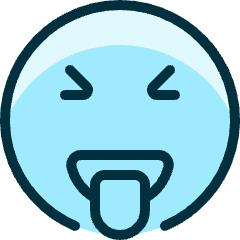 Smiley Crazy Tongue Icon from Ultimate Duotone Set