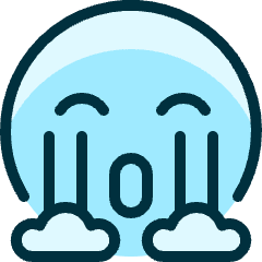Smiley Crying Rainbow Icon from Ultimate Duotone Set
