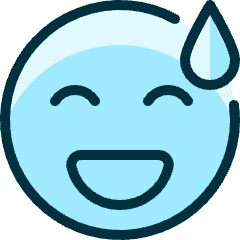 Smiley Drop Icon from Ultimate Duotone Set