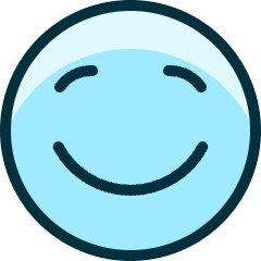 Smiley Happy 1 Icon from Ultimate Duotone Set