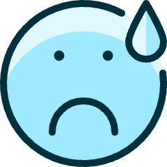 Smiley In Trouble Icon from Ultimate Duotone Set