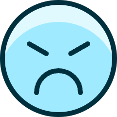 Smiley Mad Icon from Ultimate Duotone Set