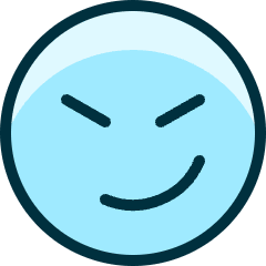 Smiley Nasty Icon from Ultimate Duotone Set