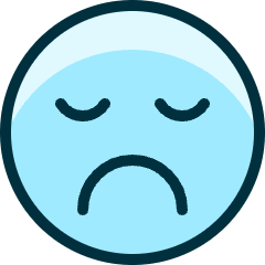 Smiley Sad Icon from Ultimate Duotone Set