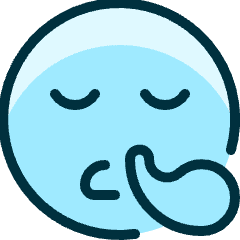 Smiley Sick Icon from Ultimate Duotone Set