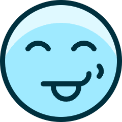 Smiley Tongue Icon from Ultimate Duotone Set
