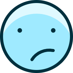 Smiley Unhappy 1 Icon from Ultimate Duotone Set