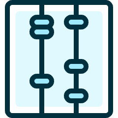 Accounting Abacus Icon from Ultimate Duotone Set