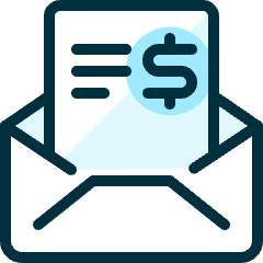 Accounting Invoice Mail Icon from Ultimate Duotone Set