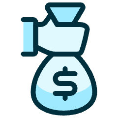 Cash Payment Bag 1 Icon from Ultimate Duotone Set