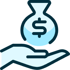 Cash Payment Bag Icon from Ultimate Duotone Set