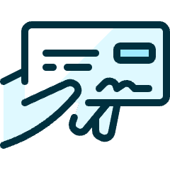 Check Payment Give Icon from Ultimate Duotone Set